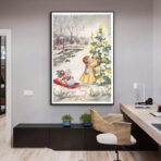 vintage christmas poster 1