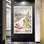 vintage christmas poster 1