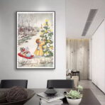 vintage christmas poster 1