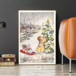 vintage christmas poster 1