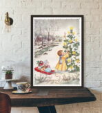 vintage christmas poster 1