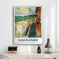 vintage poster normandy