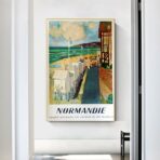 vintage poster normandy