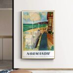 vintage poster normandy