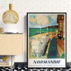vintage poster normandy