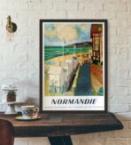 vintage poster normandy