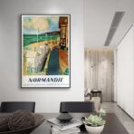 vintage poster normandy