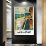 vintage poster normandy