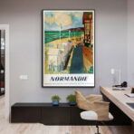 vintage poster normandy