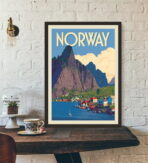 vintage poster norway