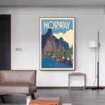 vintage poster norway