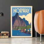 vintage poster norway
