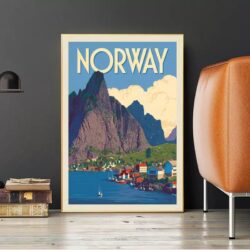vintage poster norway