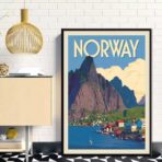 vintage poster norway