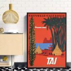 vintage poster new caledonia