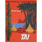 vintage poster new caledonia