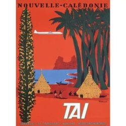 vintage poster new caledonia