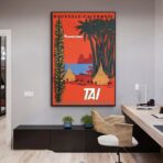 vintage poster new caledonia