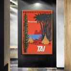 vintage poster new caledonia