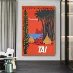 vintage poster new caledonia
