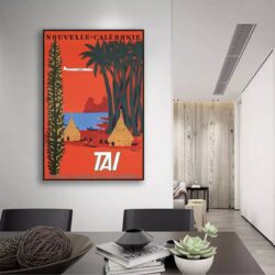 vintage poster new caledonia