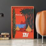 vintage poster new caledonia