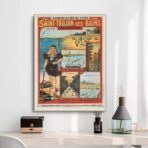 vintage oleron poster