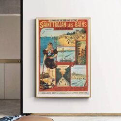 vintage oleron poster