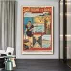 vintage oleron poster