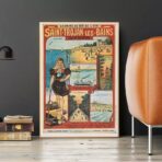 vintage oleron poster