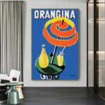vintage orangina poster