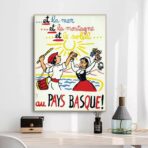 vintage poster basque country