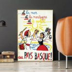 vintage poster basque country