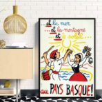 vintage poster basque country