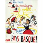 vintage poster basque country