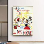 vintage poster basque country