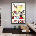 vintage poster basque country