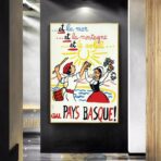vintage poster basque country