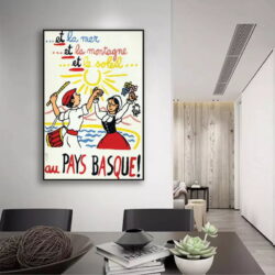 vintage poster basque country