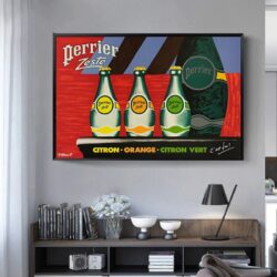 vintage perrier poster