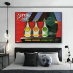 vintage perrier poster