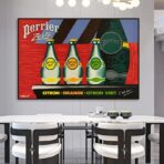 vintage perrier poster