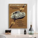 vintage porsche poster
