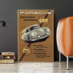 vintage porsche poster