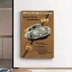 vintage porsche poster