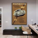 vintage porsche poster