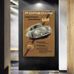 vintage porsche poster