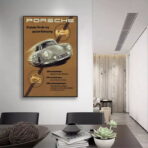 vintage porsche poster