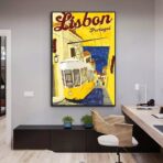 vintage poster portugal