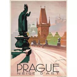 vintage poster prague